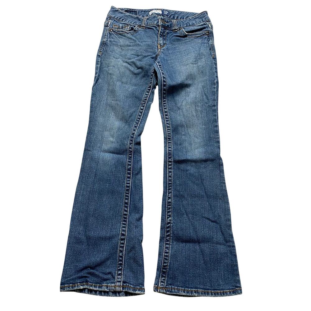 Low Rise Jeans AEROPOSTALE HAILEY SKINNY  FLARE JEANS 3/4 Short 28x29